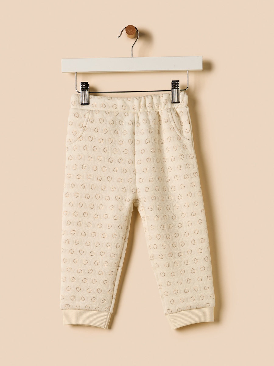 Heart Quilted Shirt and Joggers Set