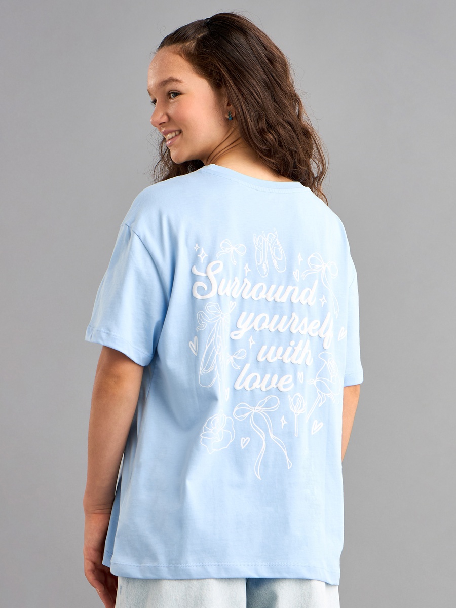 Printed Oversized Cotton T-Shirt