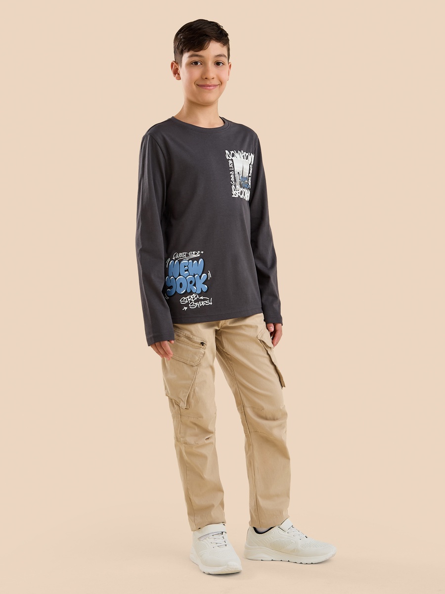 Graphic Print Cotton T-Shirt
