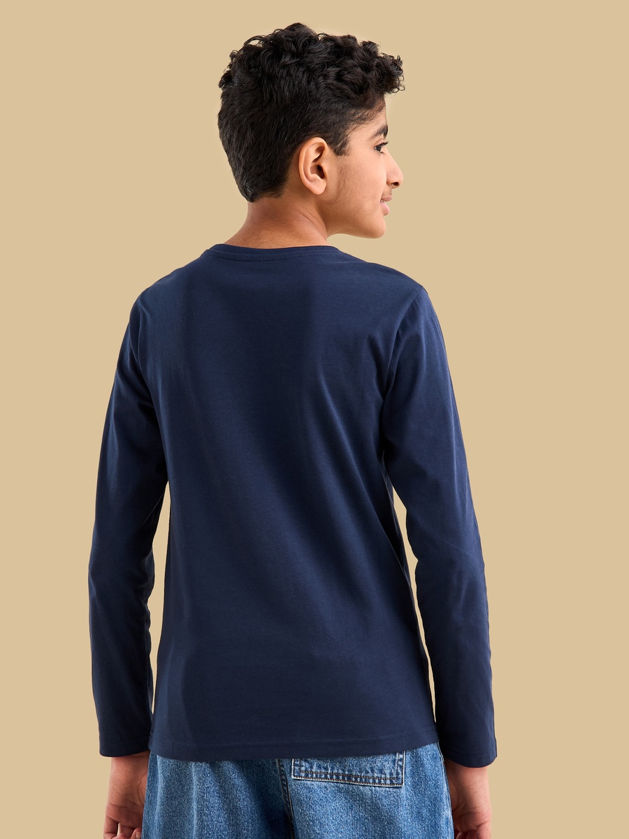 Varsity Print Cotton T-Shirt