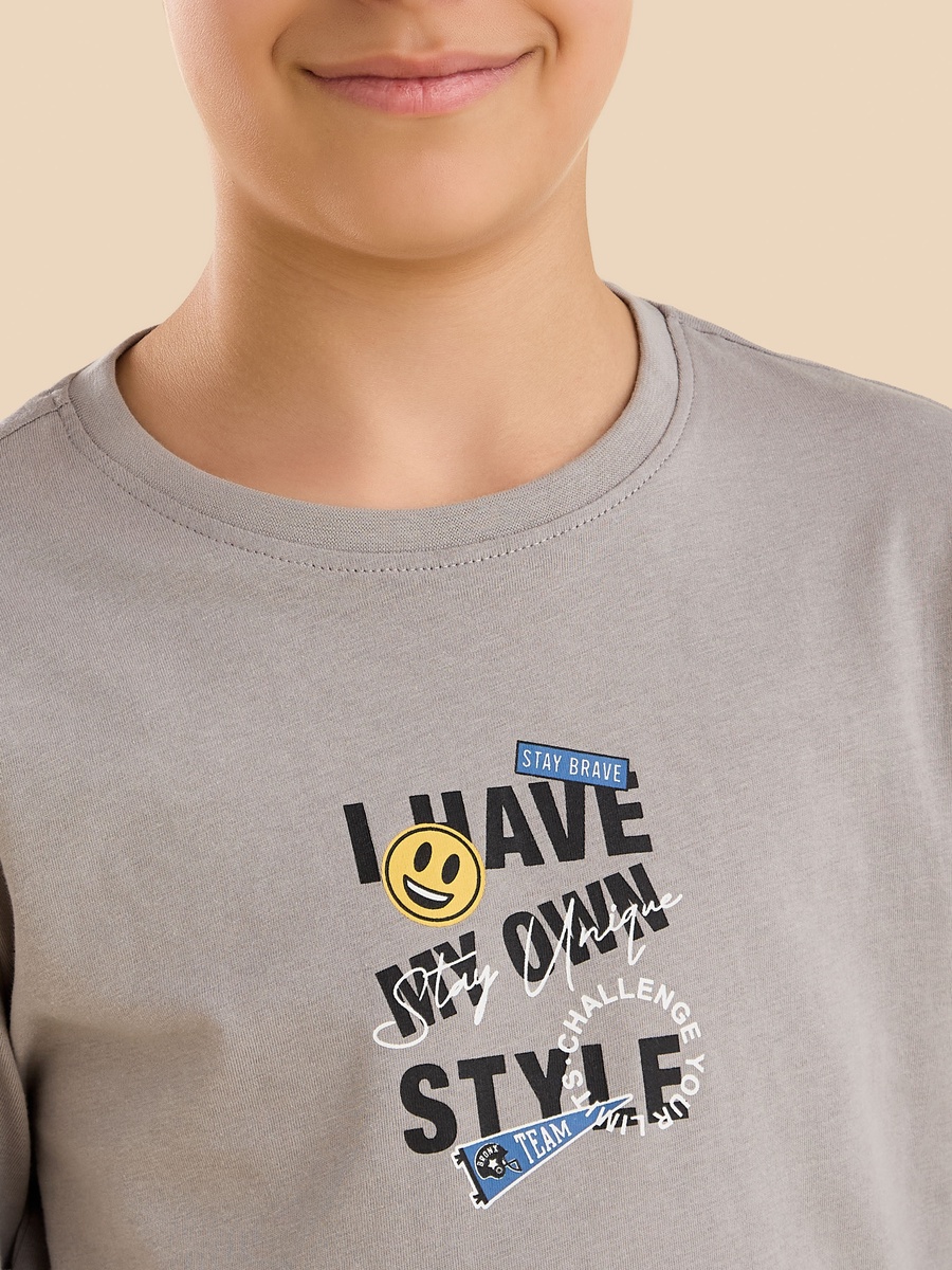 Graphic Print Cotton T-Shirt