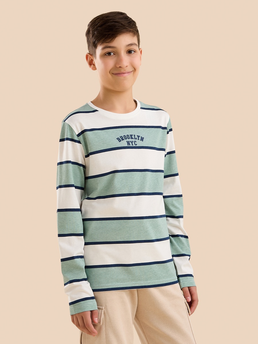 Striped Cotton T-Shirt