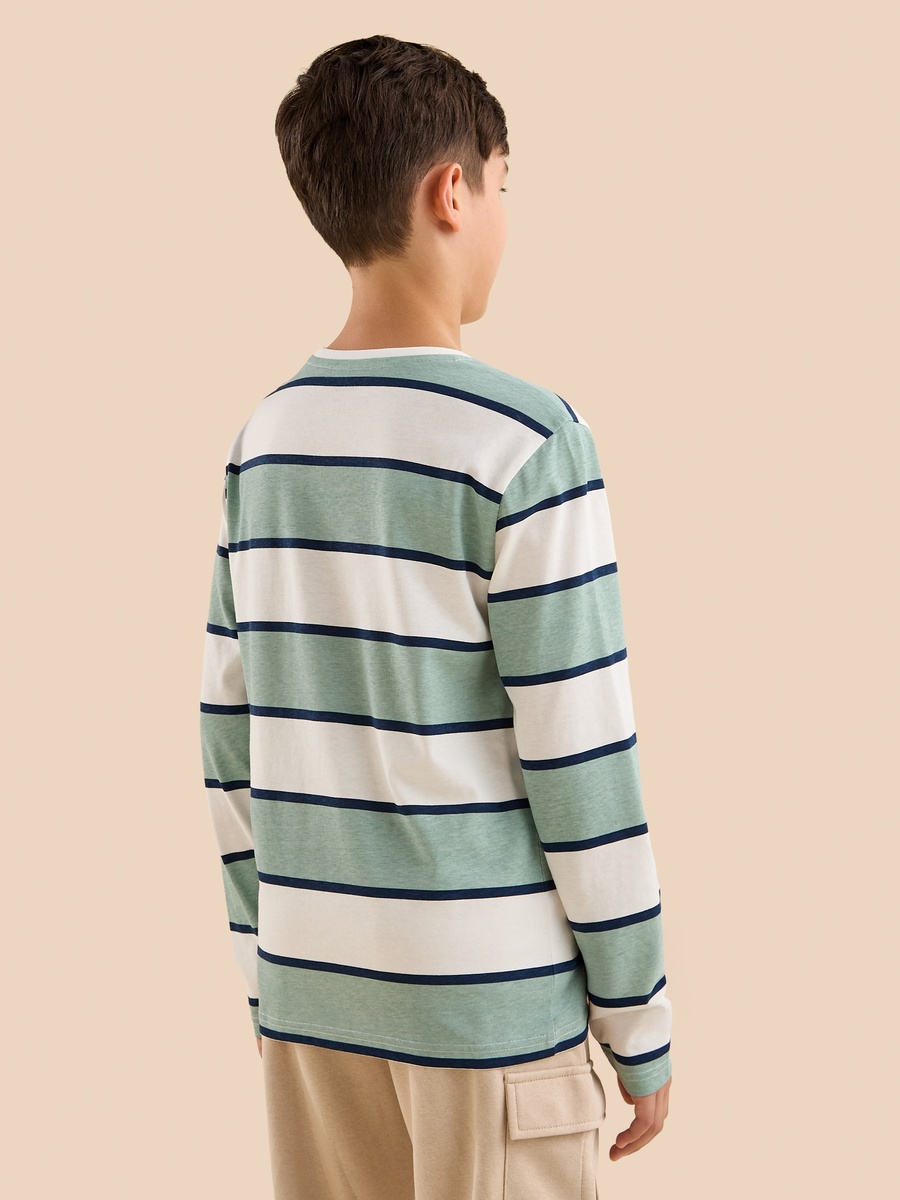 Striped Cotton T-Shirt