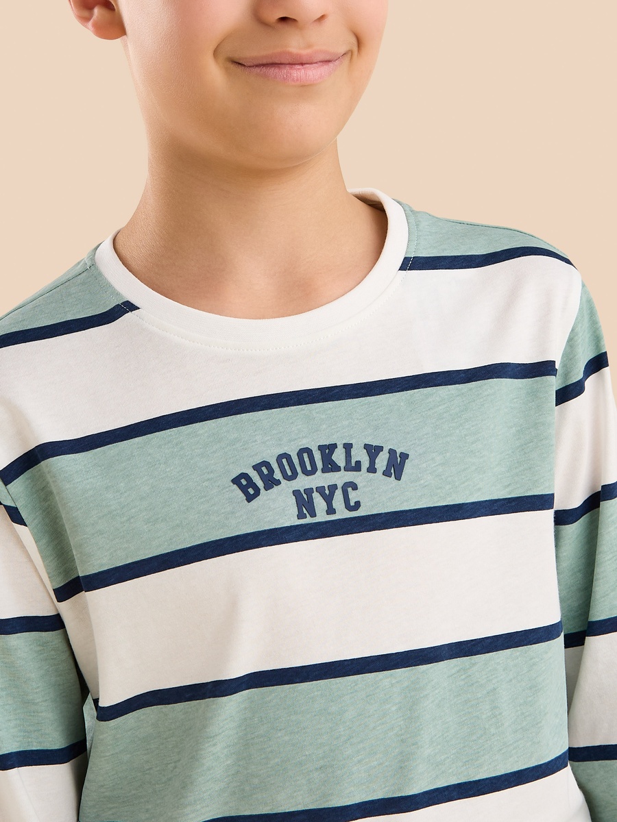 Striped Cotton T-Shirt
