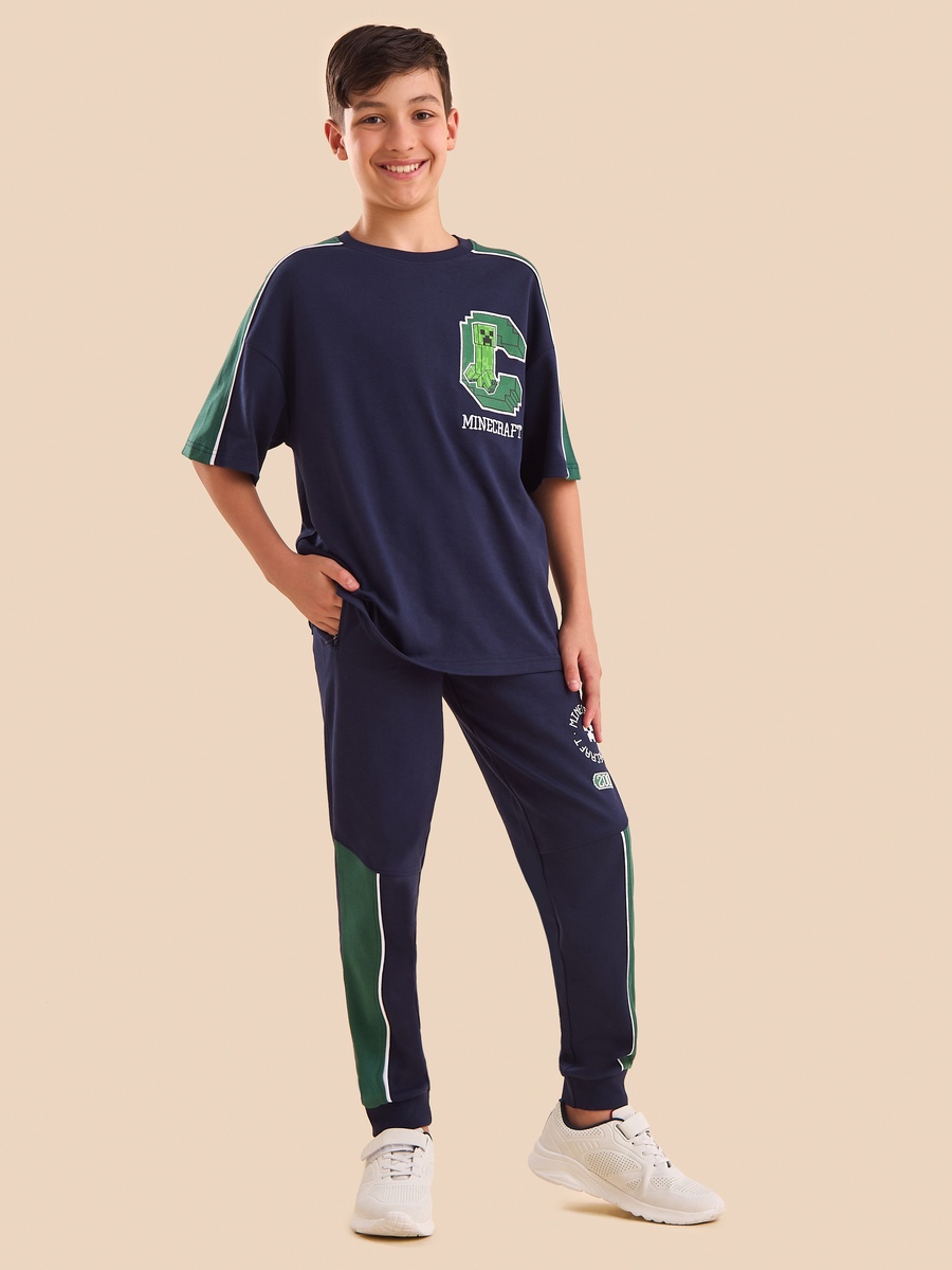Minecraft Print Cotton T-Shirt