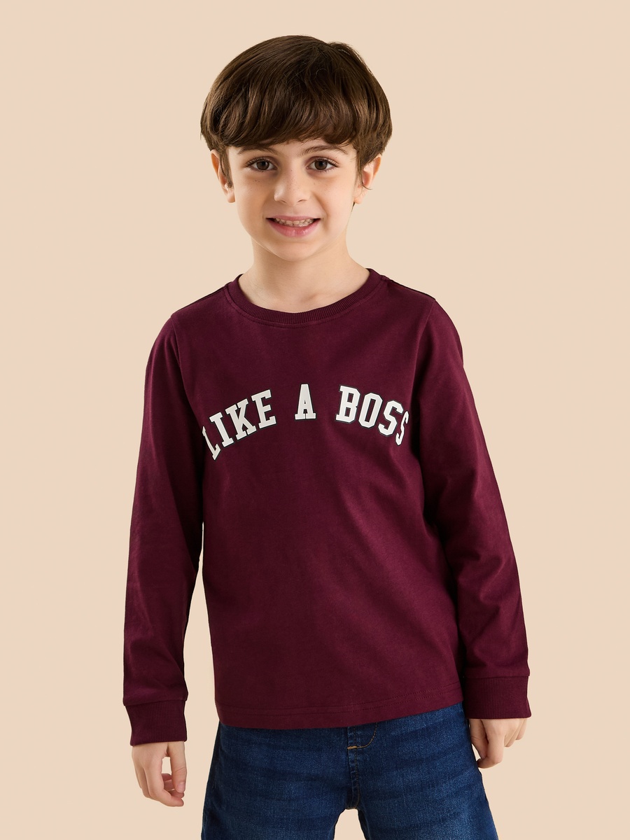 Typographic Print T-Shirt