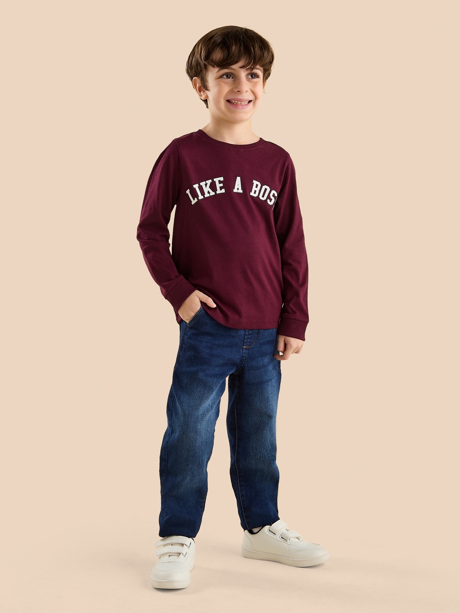 Typographic Print T-Shirt