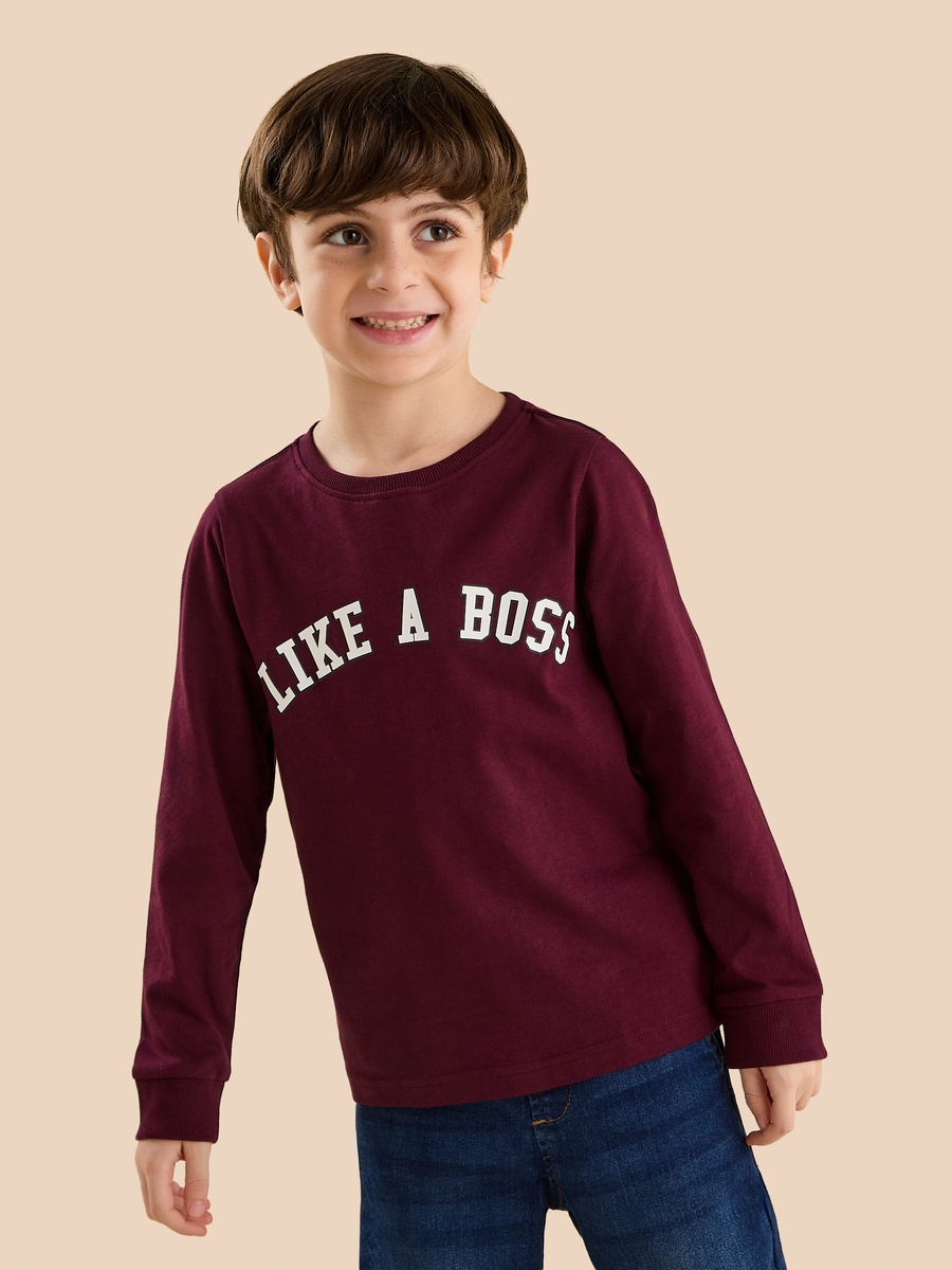Typographic Print T-Shirt