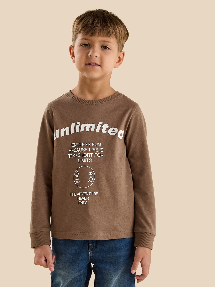 Typographic Print T-Shirt
