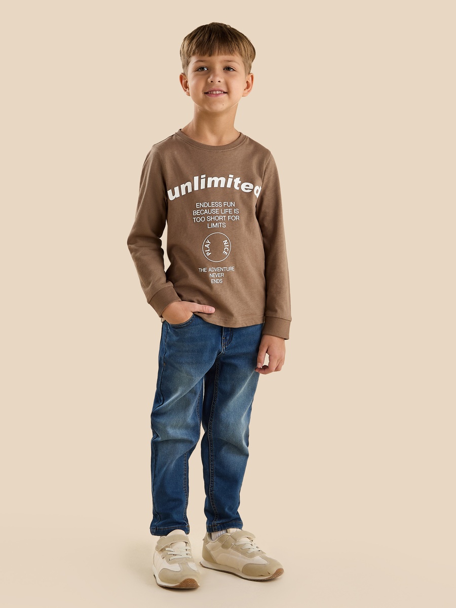 Typographic Print T-Shirt