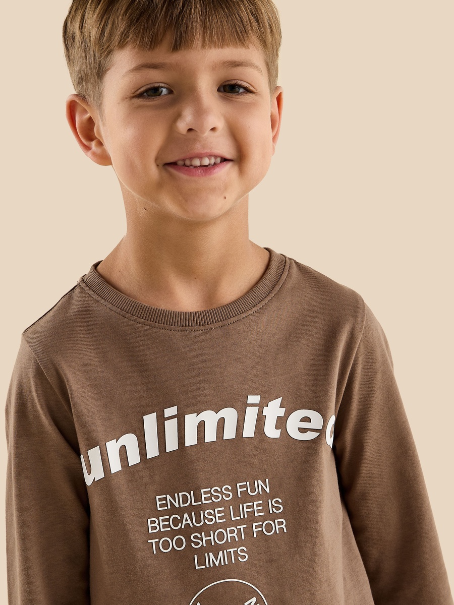 Typographic Print T-Shirt