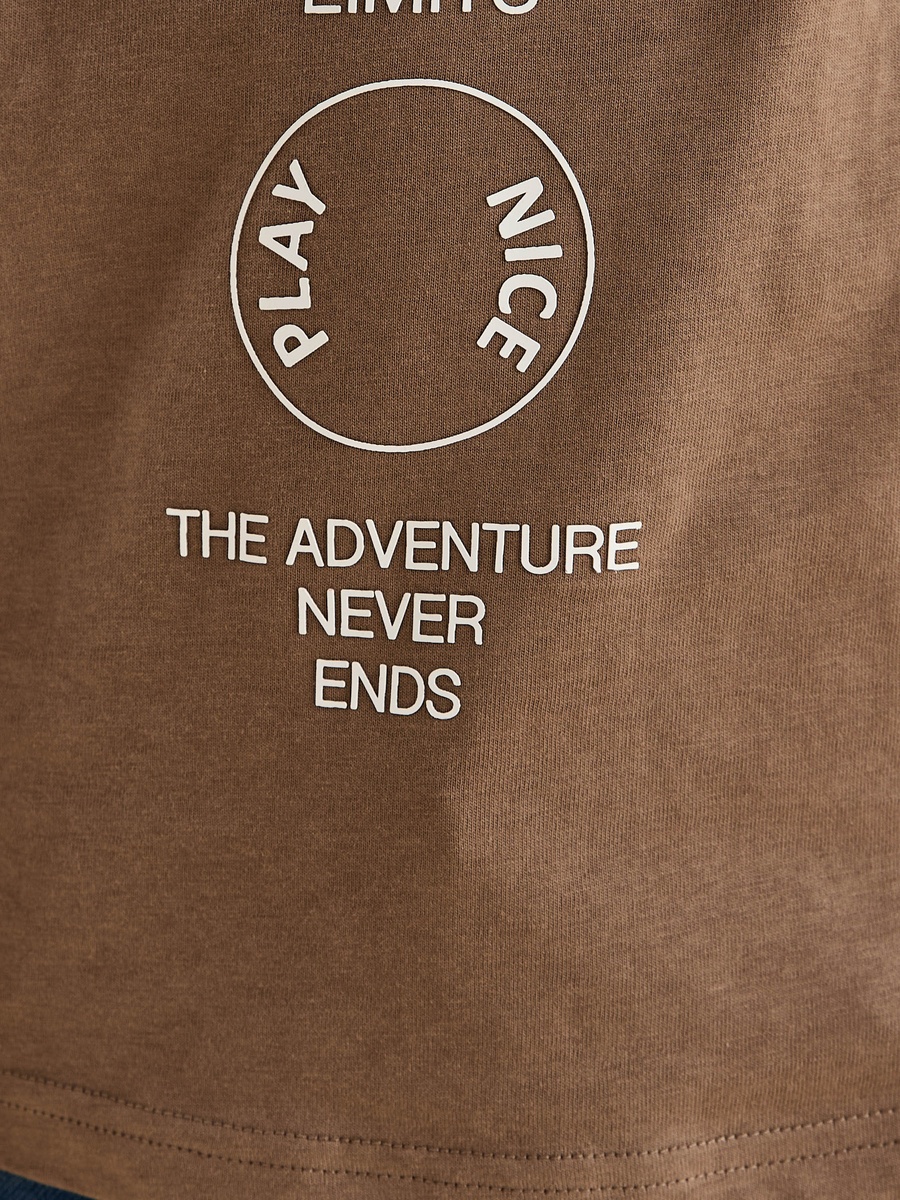 Typographic Print T-Shirt