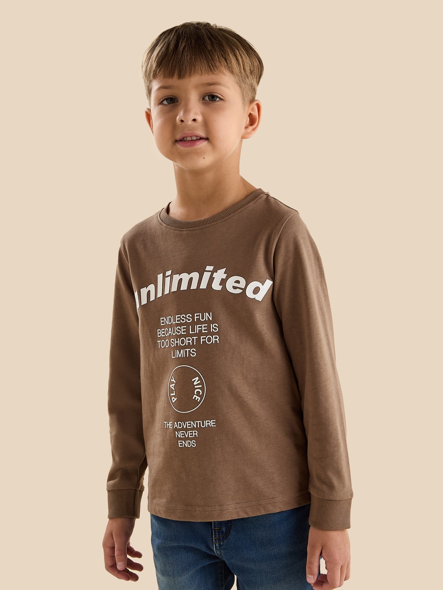 Typographic Print T-Shirt