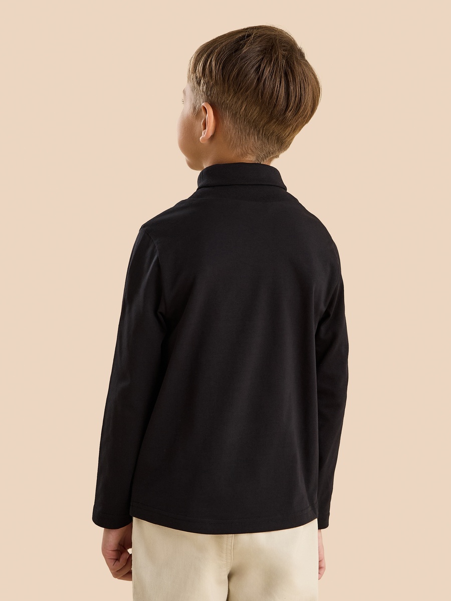 Plain Turtleneck T-Shirt