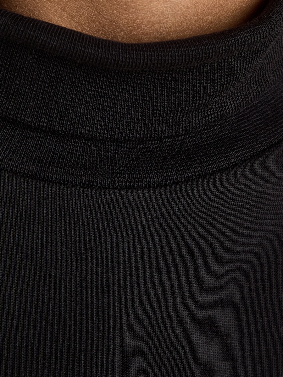 Plain Turtleneck T-Shirt