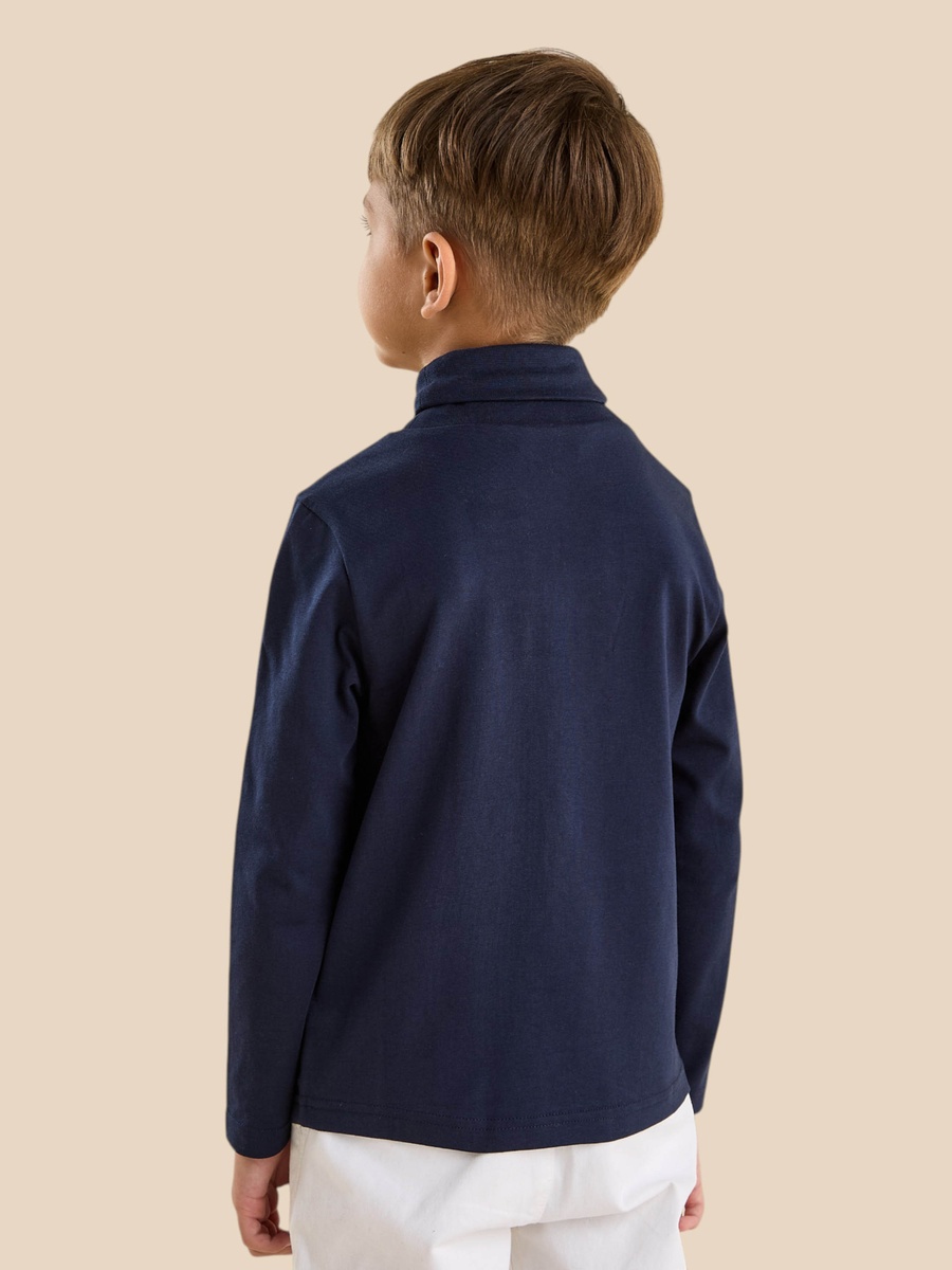 Plain Turtleneck T-Shirt