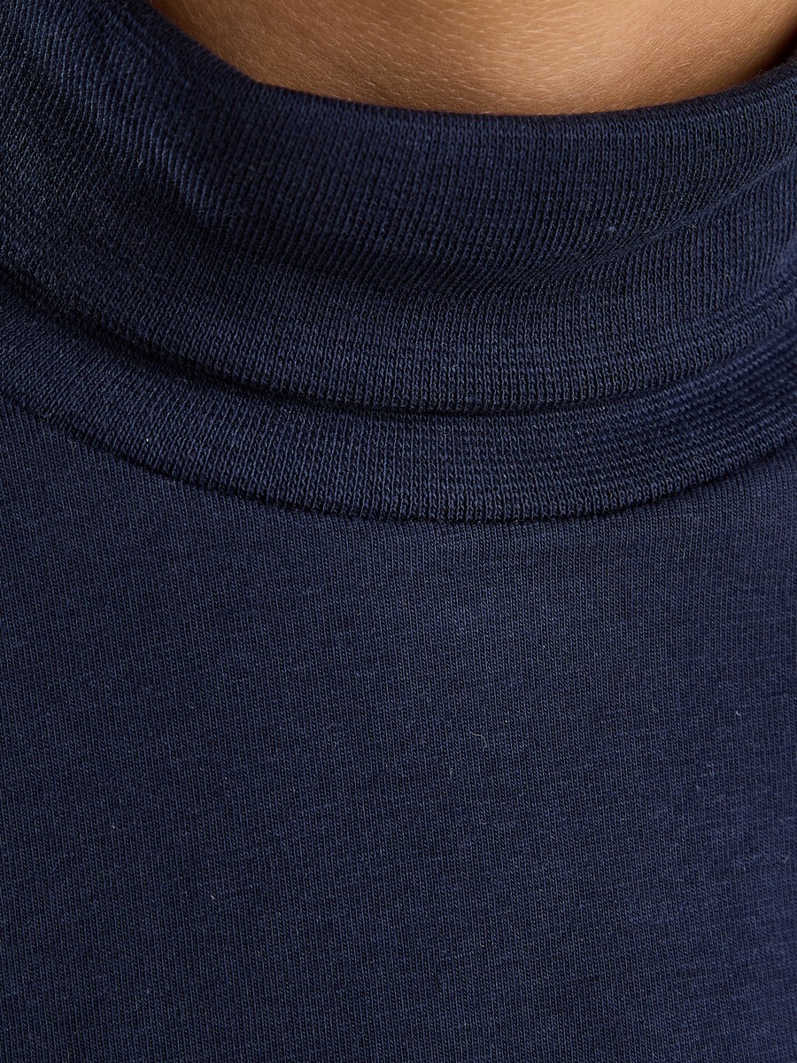 Plain Turtleneck T-Shirt