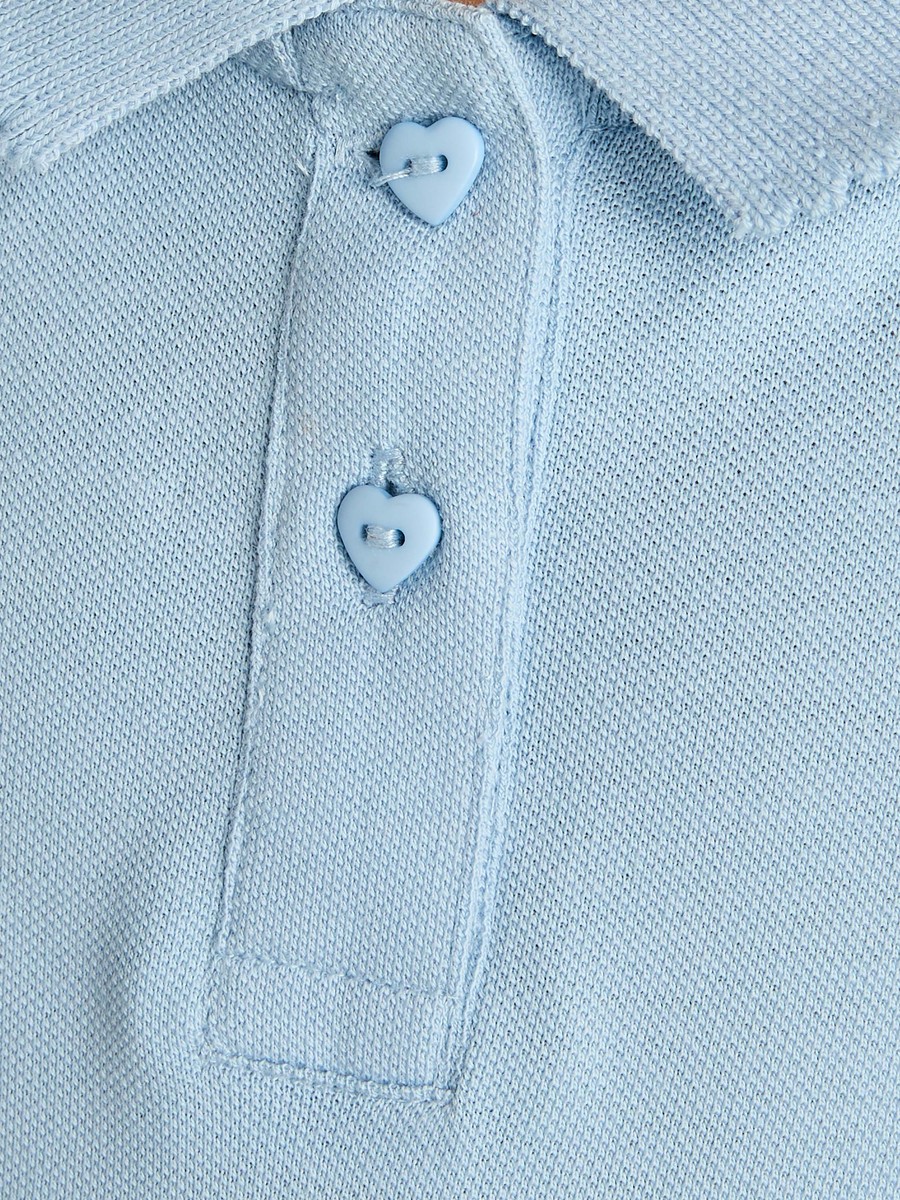 Pique Cotton Polo T-Shirt