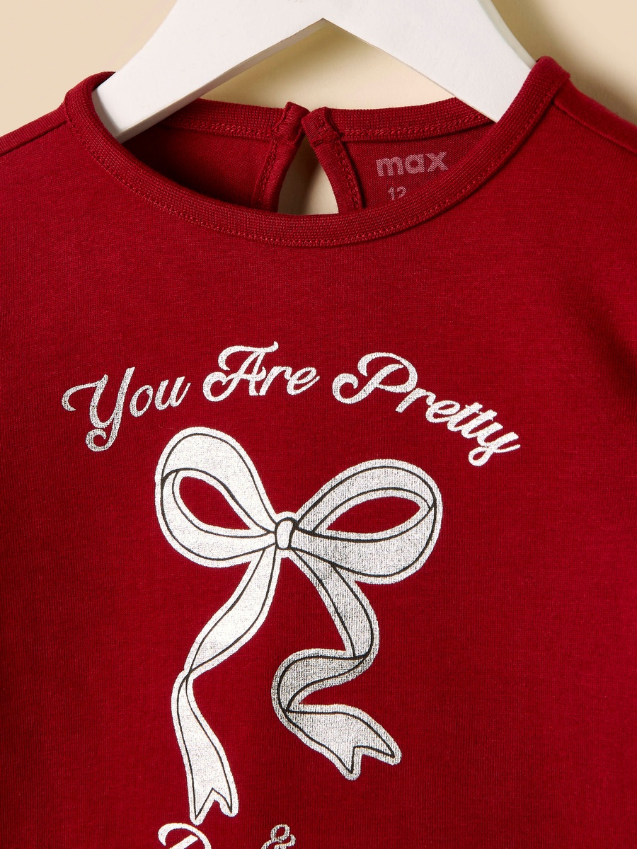Bow Print T-Shirt