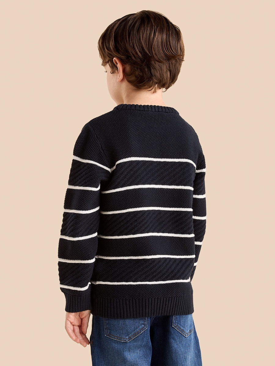 Striped Jacquard Sweater
