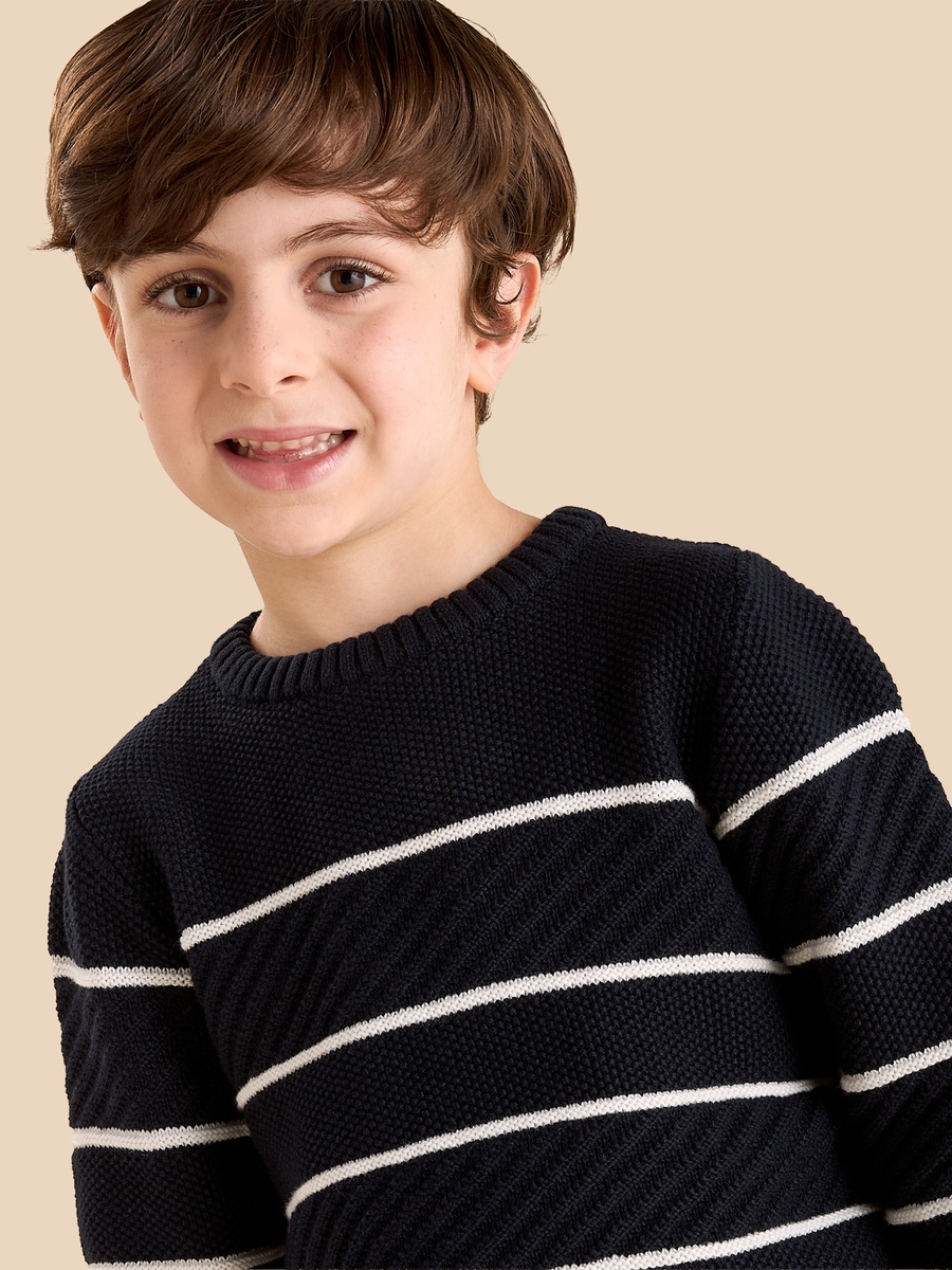 Striped Jacquard Sweater
