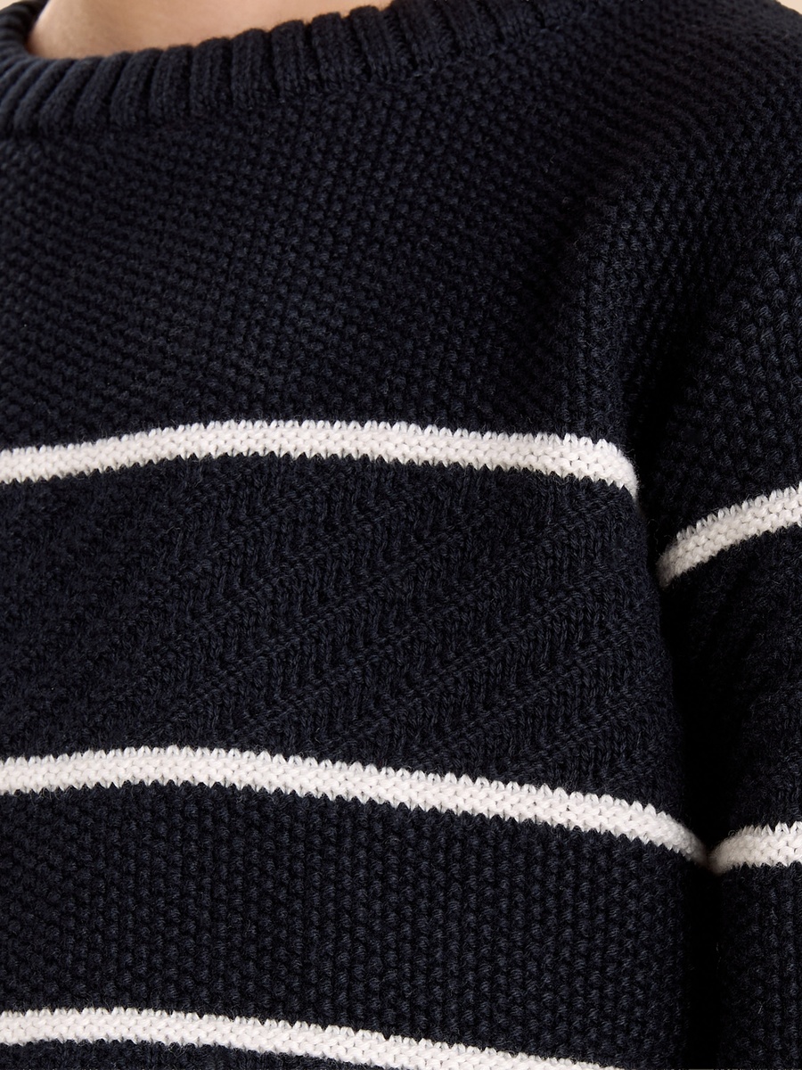 Striped Jacquard Sweater