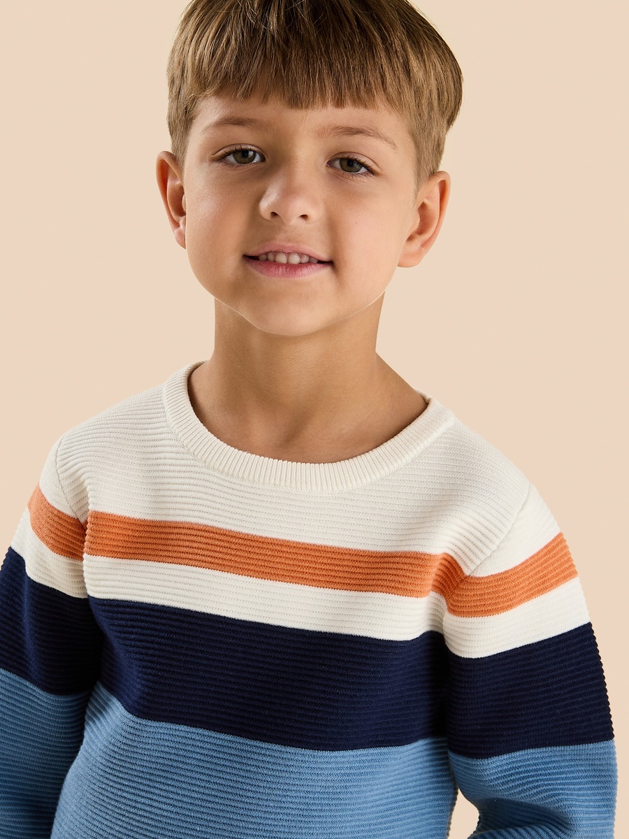 Colourblock Ottoman Sweater