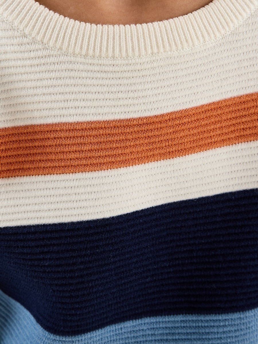 Colourblock Ottoman Sweater