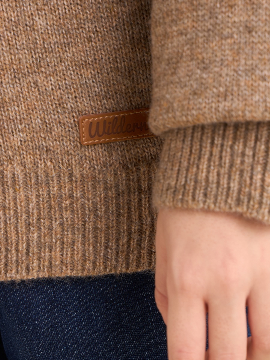 Textured Collared Sweater