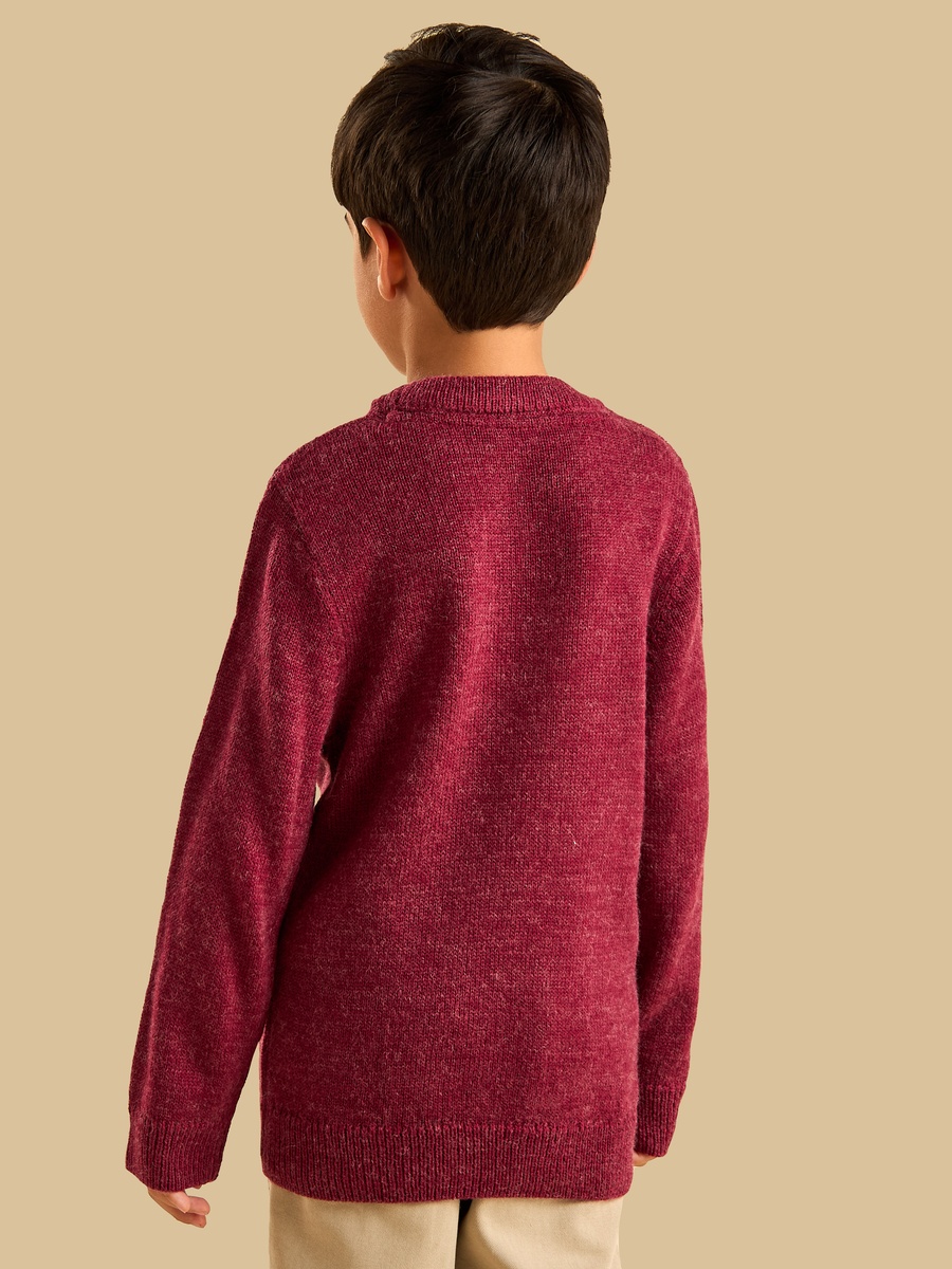 Reindeer Embroidered Sweater