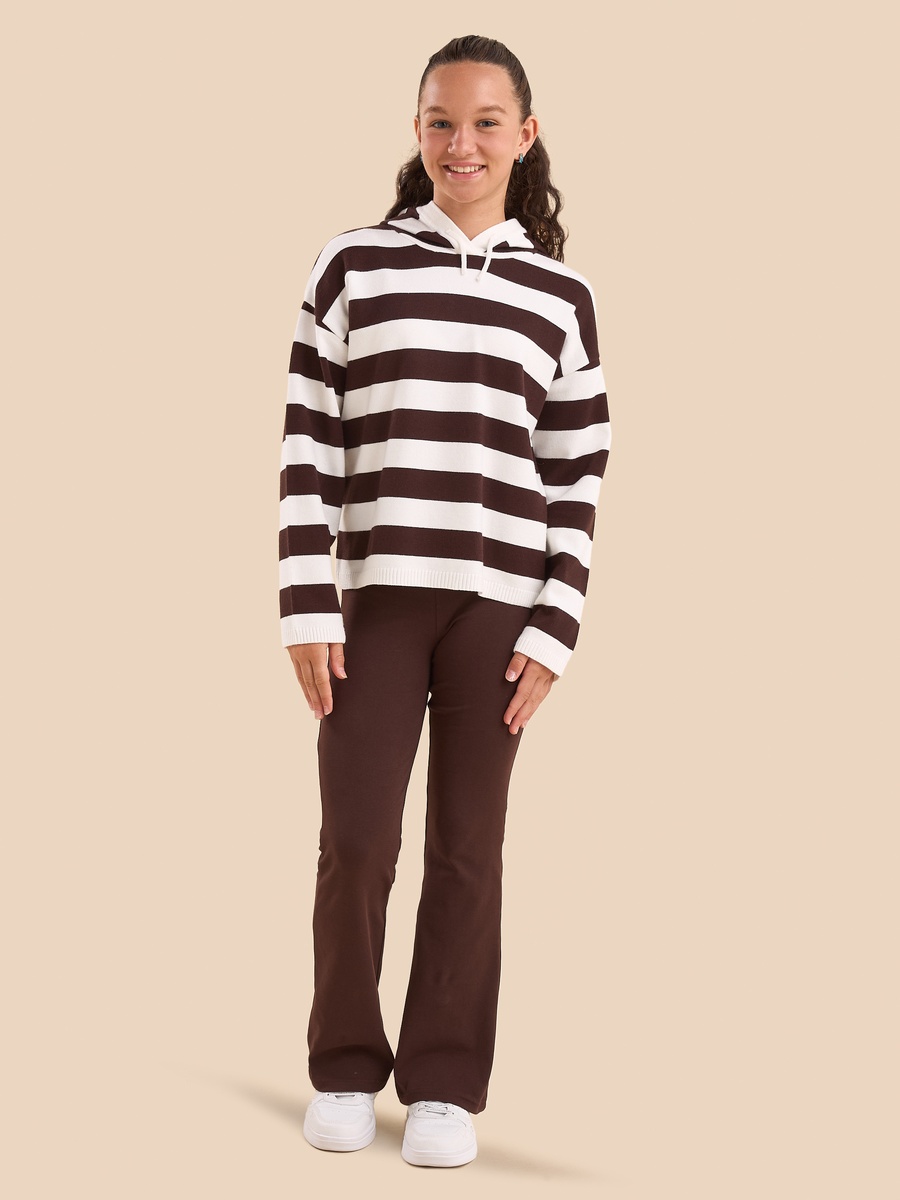 Striped Hooded Sweater