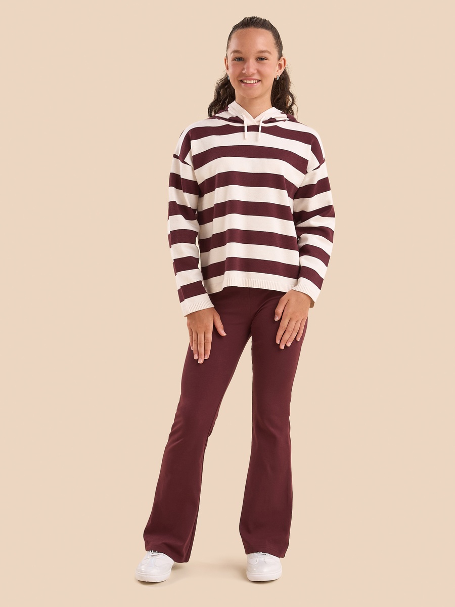 Striped Hooded Sweater