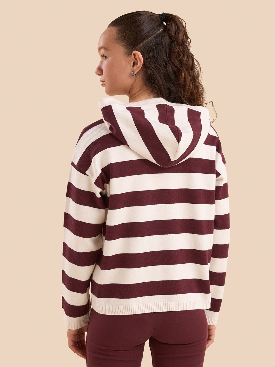 Striped Hooded Sweater
