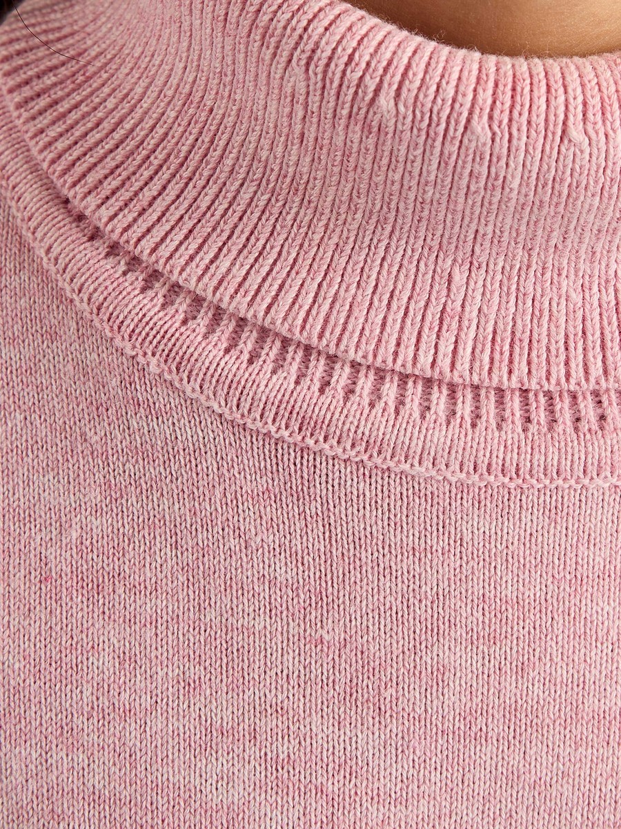 Plain Turtleneck Sweater