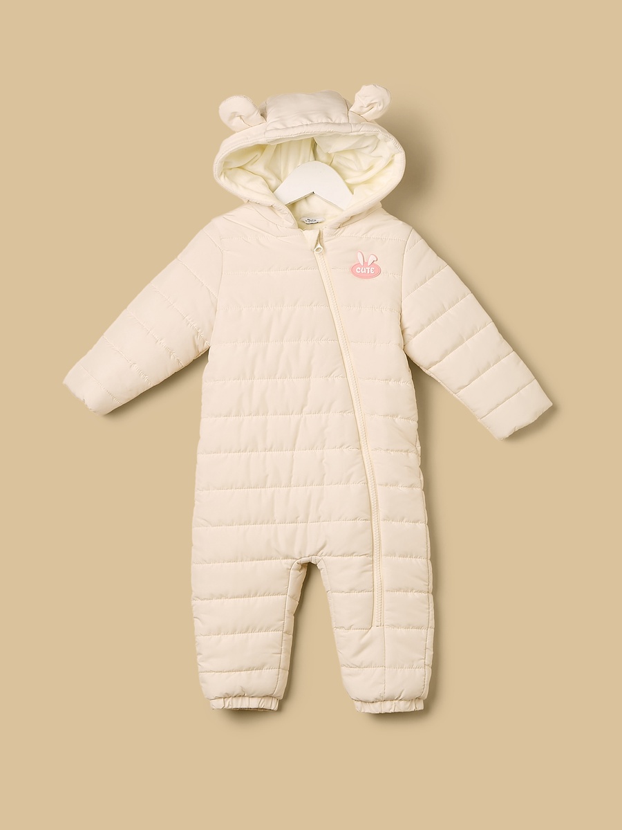 Quilted Hooded Pramsuit