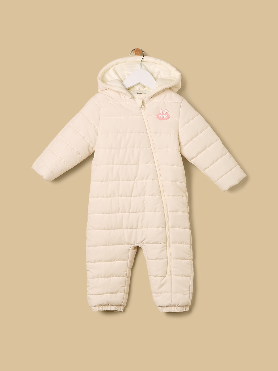 Quilted Hooded Pramsuit