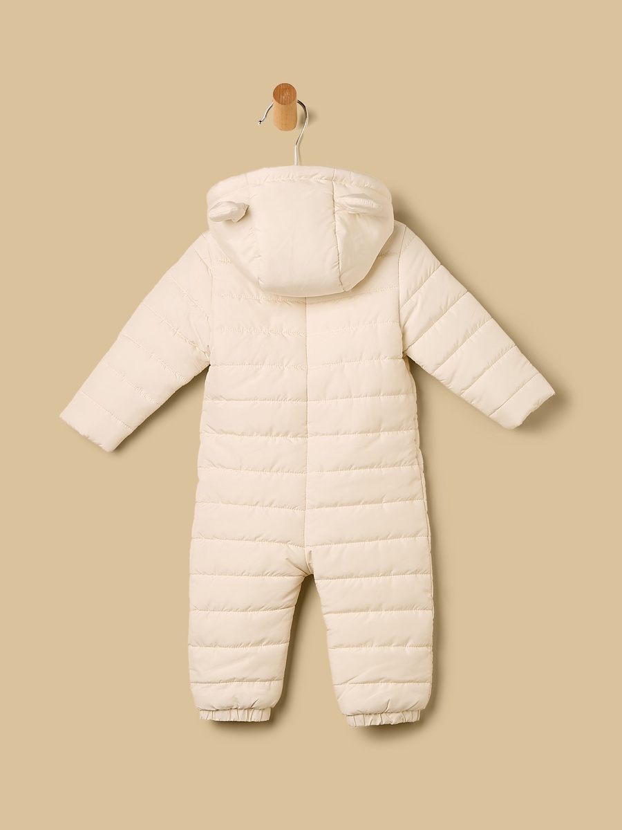 Quilted Hooded Pramsuit