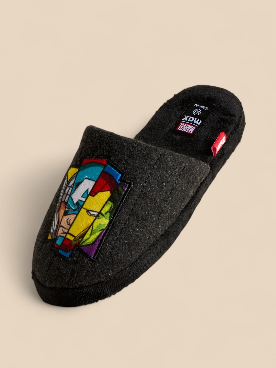 Avengers Print Bedroom Mules