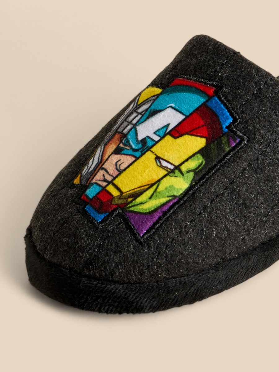 Avengers Print Bedroom Mules