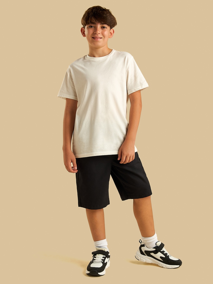 Plain Shorts with Pockets