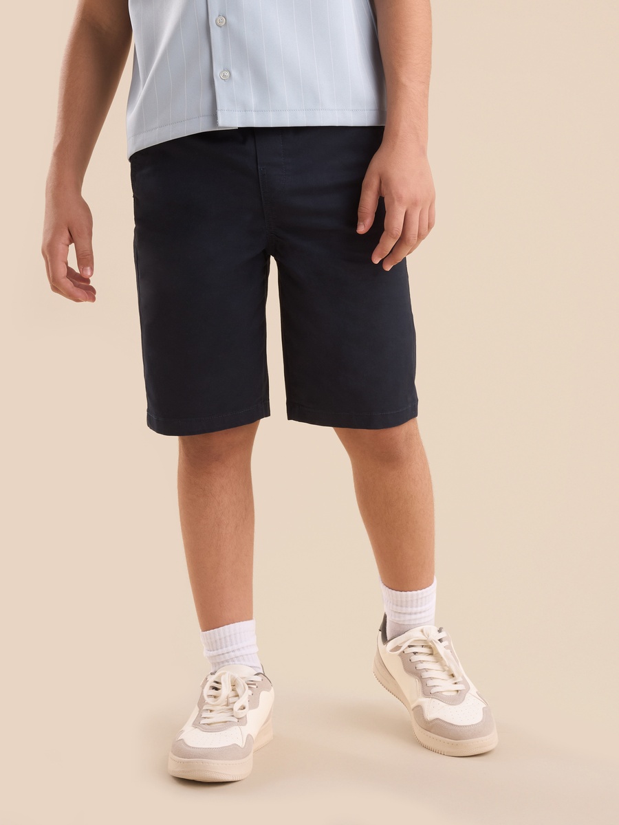 Plain Shorts with Pockets