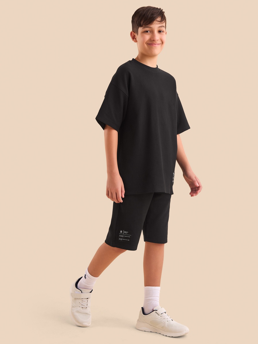 Ottoman Cotton T-Shirt and Shorts Set