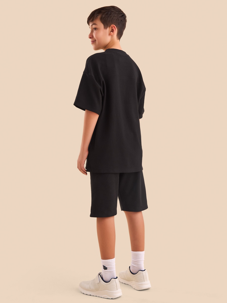 Ottoman Cotton T-Shirt and Shorts Set