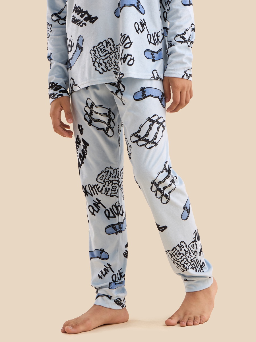 Skater Print Pyjama Set