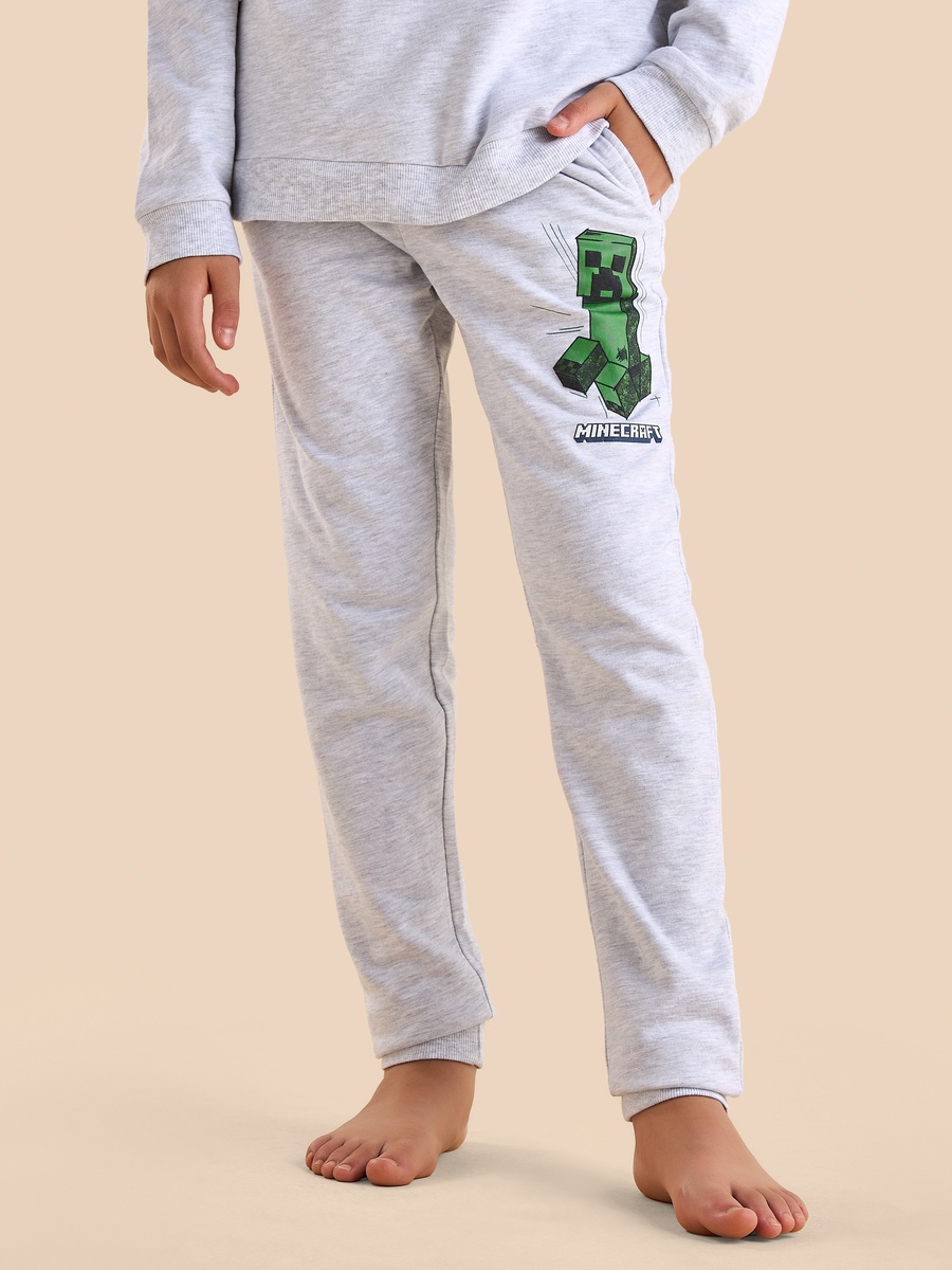 طقم بيجاما بطبعة ماين كرافت