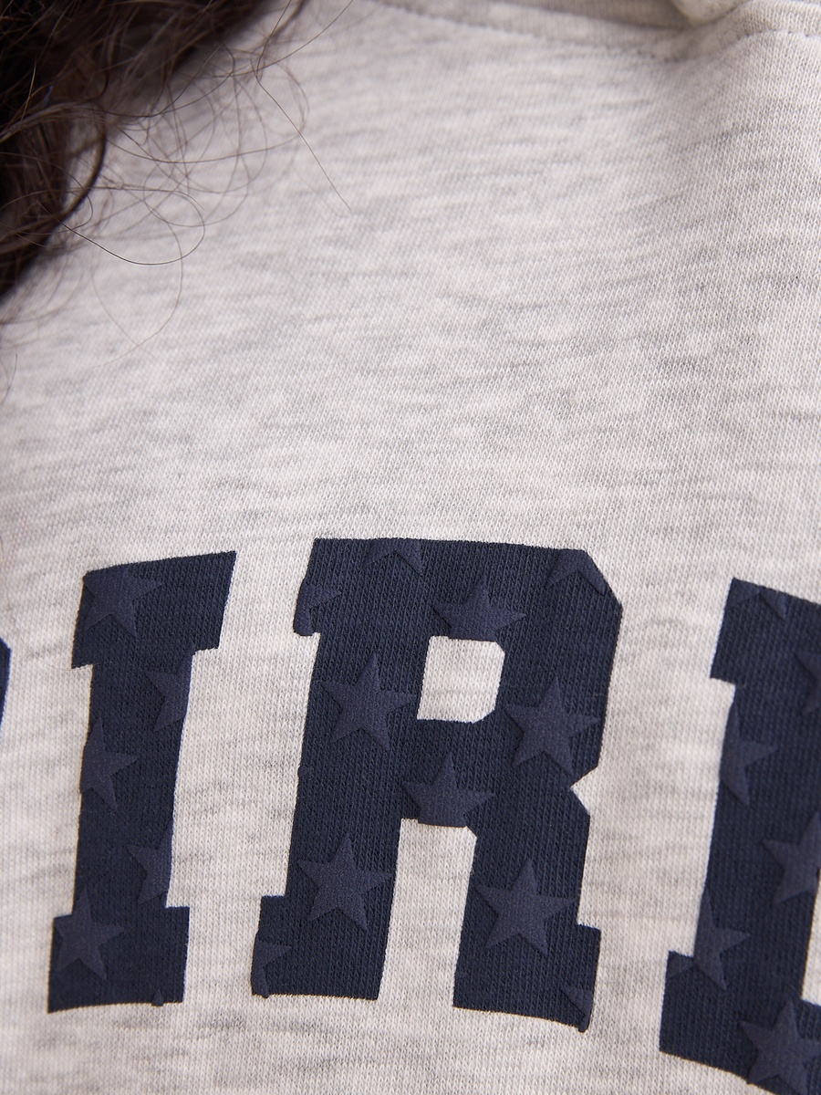 Printed Oversized Hooded Sweatshirt