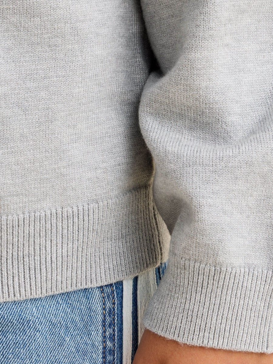 Varsity Print Hooded Sweater