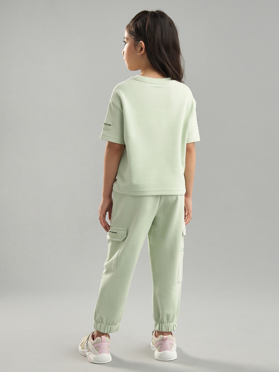 Plain Utility Sweatshirt and Joggers Set