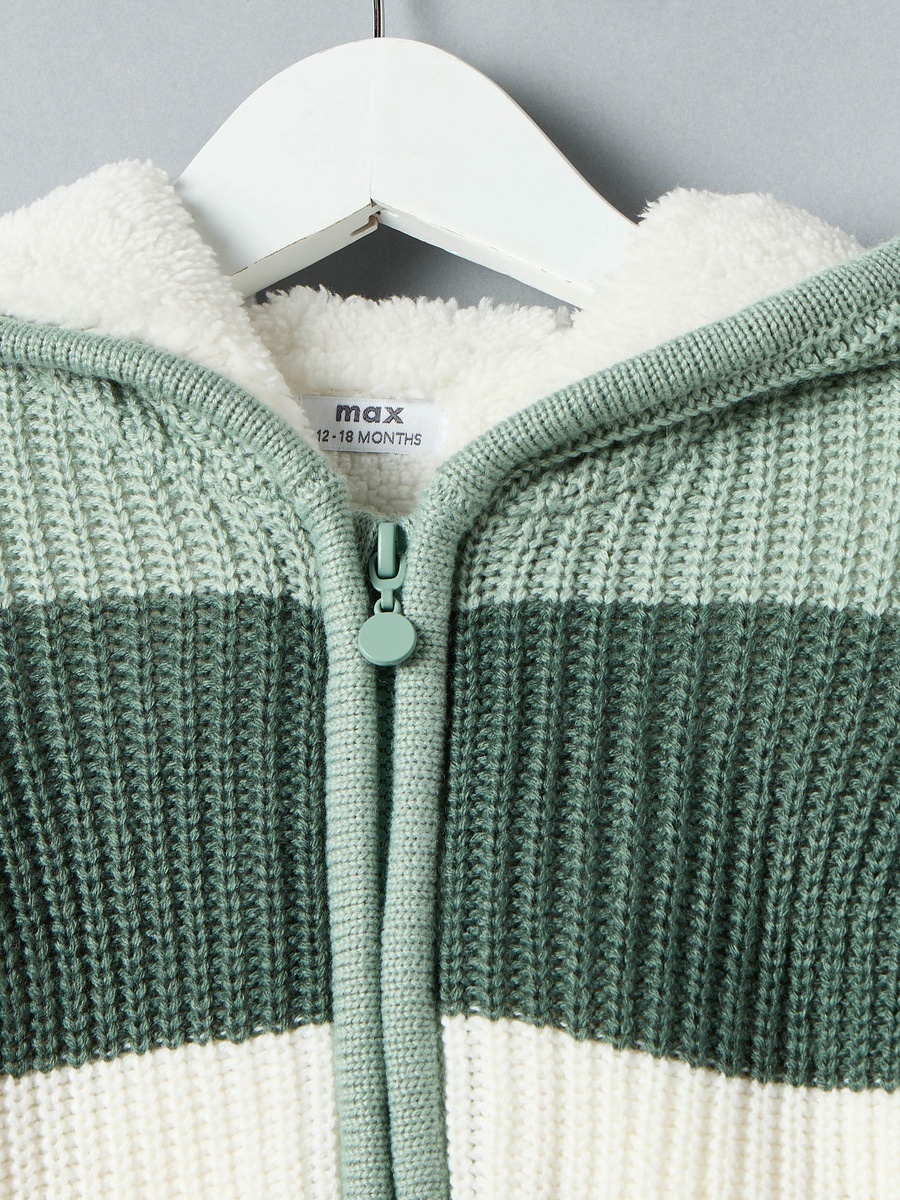 Striped Hooded Sweater