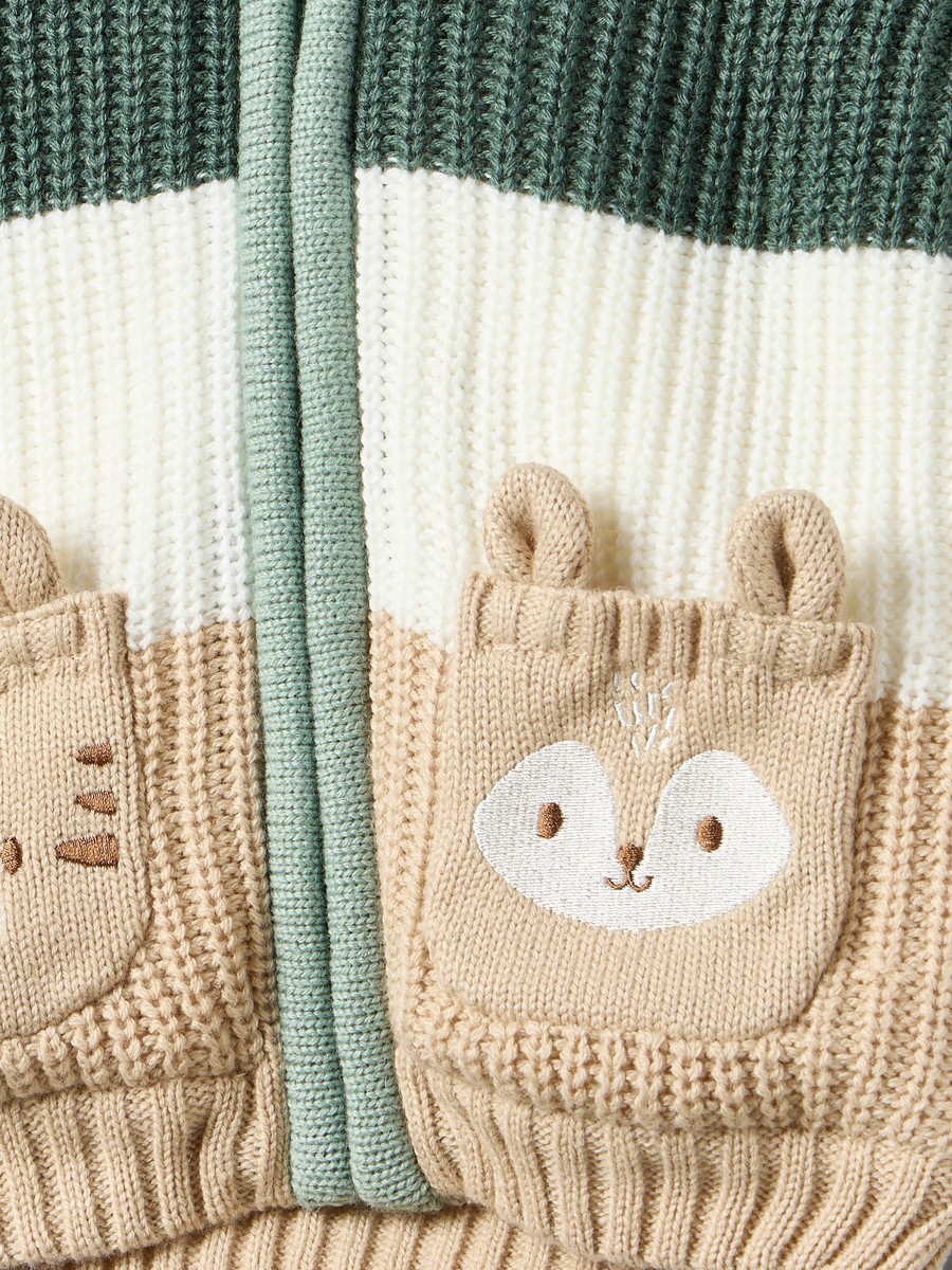 Striped Hooded Sweater